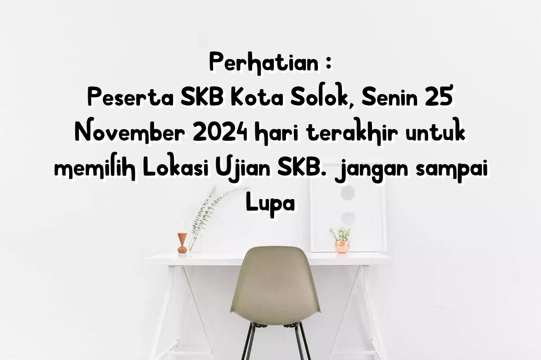 Jangan Lupa! 